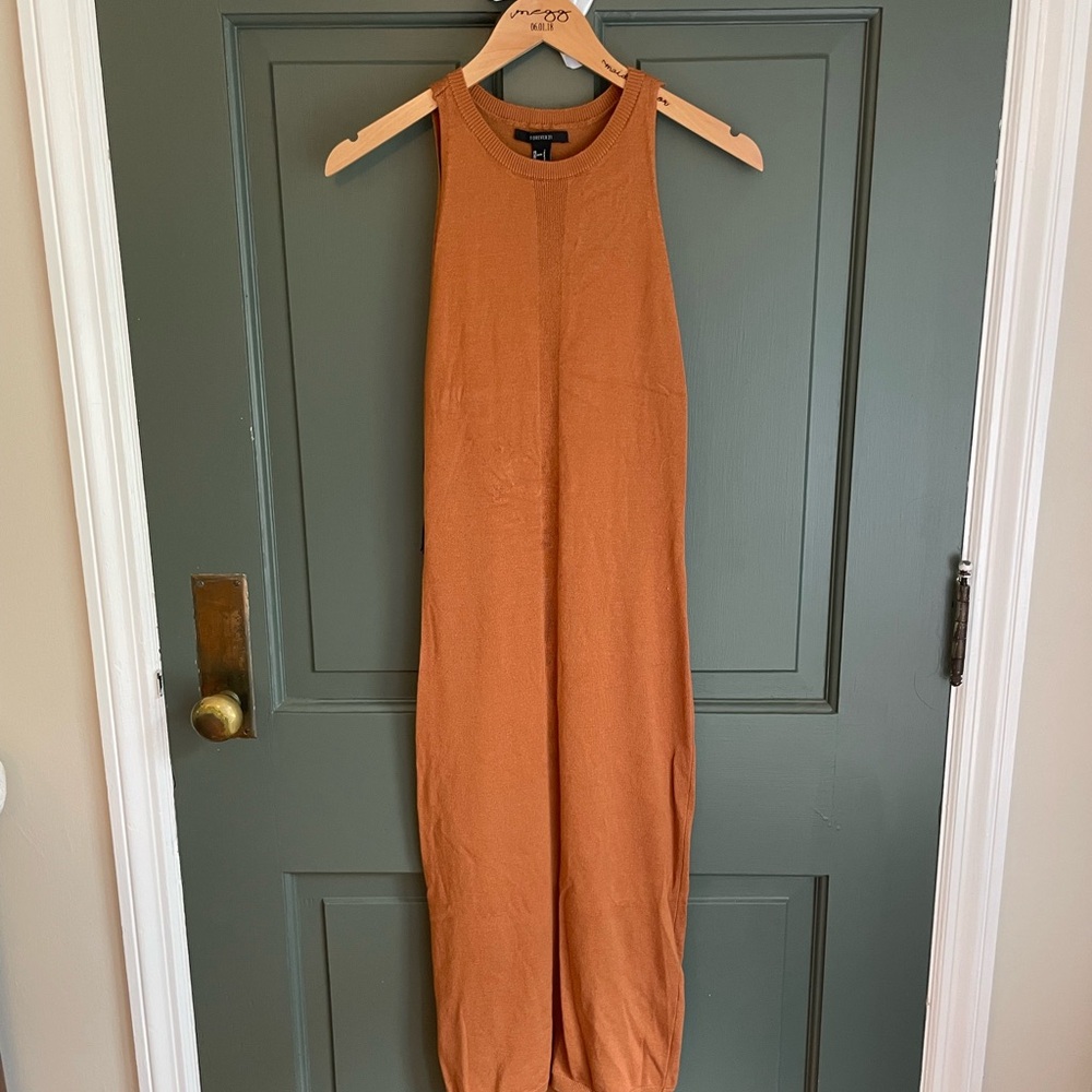 Forever 21 Sleeveless Rust Dress